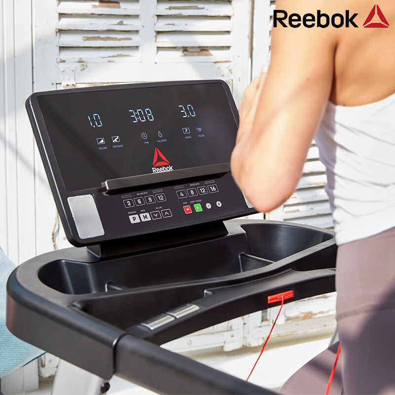 [锐步年度新款]锐步(REEBOK)跑步机家用 减震折叠家庭健身房健身器材走步机A2.0高清大图