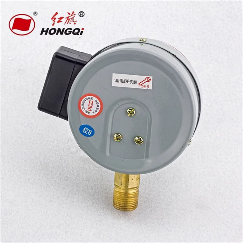 红 旗 仪 表 YX-100电接点压力表;0~6MPa高清大图