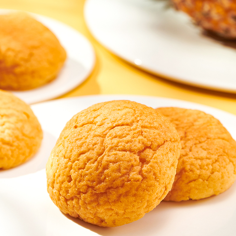 达利园菠小萝菠萝包面包早餐食品零食休闲小吃糕点600g箱装*2件