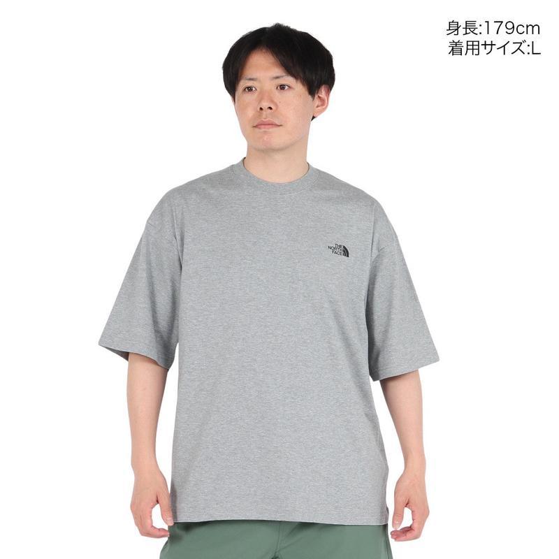 THE NORTH FACE/北面宽松短袖T恤男装有机棉UV防晒户外休闲潮牌Yo