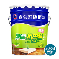 嘉宝莉乳胶漆白色家用涂料室内墙漆净味抗甲醛5合1自刷环保油漆