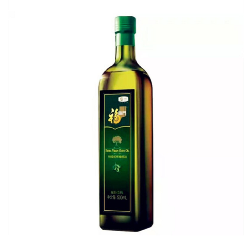 中粮福临门特级初榨橄榄油礼盒500ml*2瓶