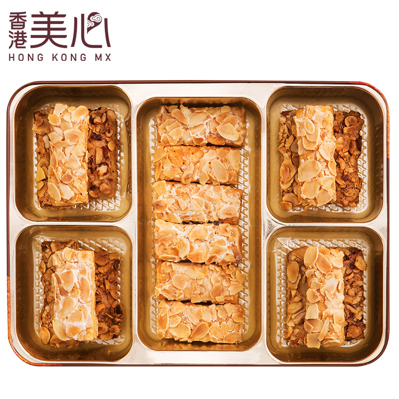 香港原装进口美心果仁酥曲奇3口味港式糕点178g铁罐送亲友礼盒装