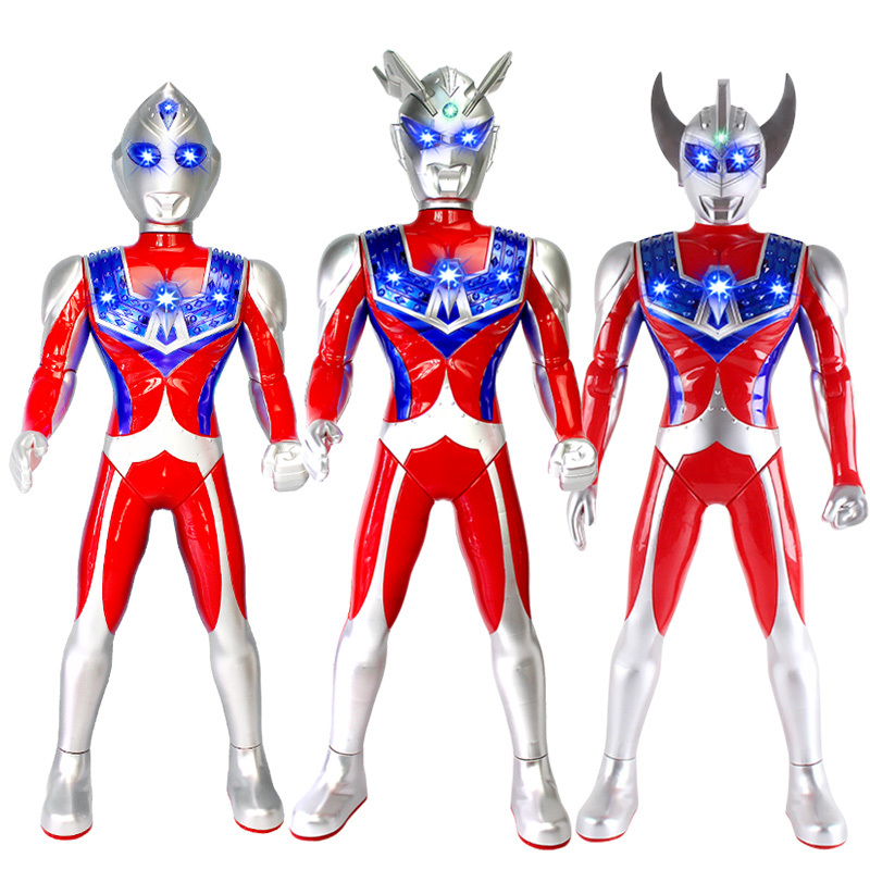 超大号儿童奥特曼玩具银河超人模型带声光触摸迪迦泰罗赛罗送大礼