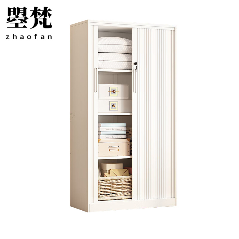 曌梵卷门储物柜1500*750*400mm台高清大图