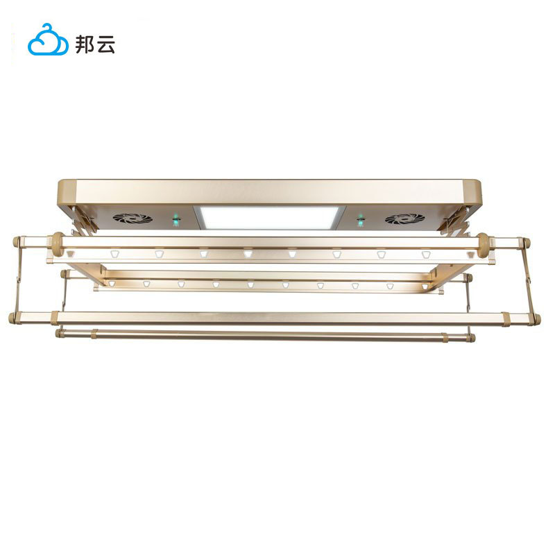[苏宁自营]邦云电动晾衣架升降晒衣架铝合金智能伸缩凉衣架阳台自动晾衣杆晾衣机免费安装