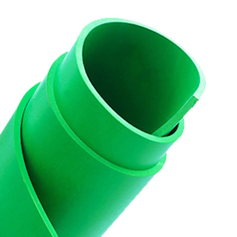 天空桥 绝缘橡胶垫 绿色平面 10kv 5mm*1米*5米 卷高清大图