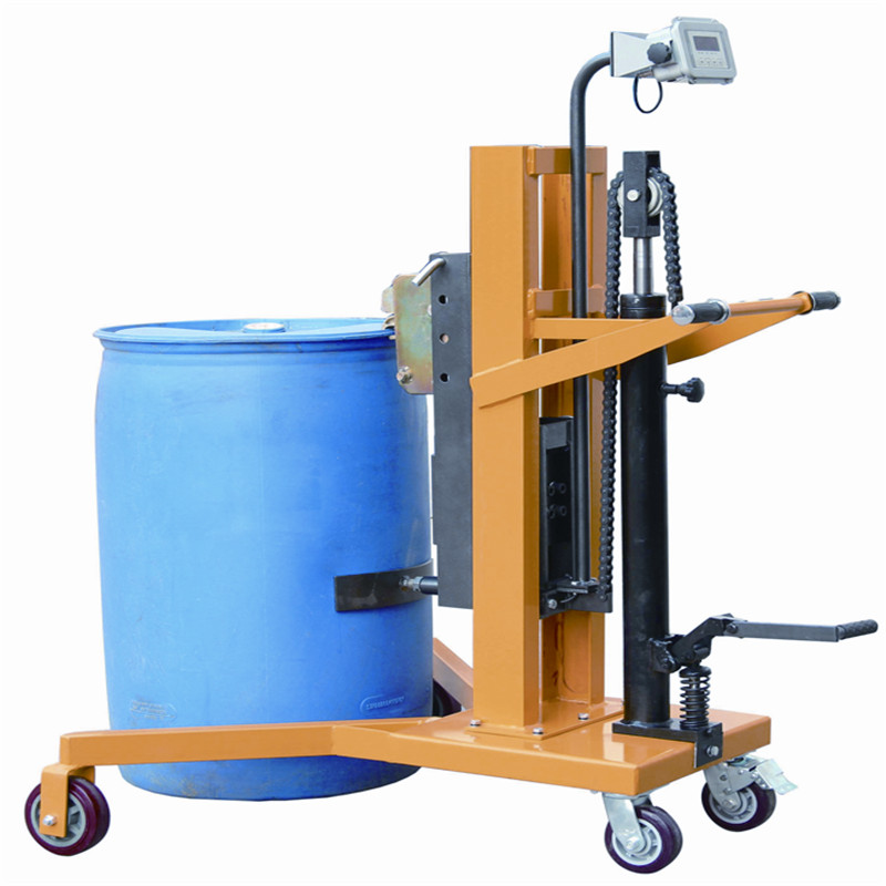 虎力(hu-lift) 订做 dtfw450油桶搬运车 载重450kg 带称重功能