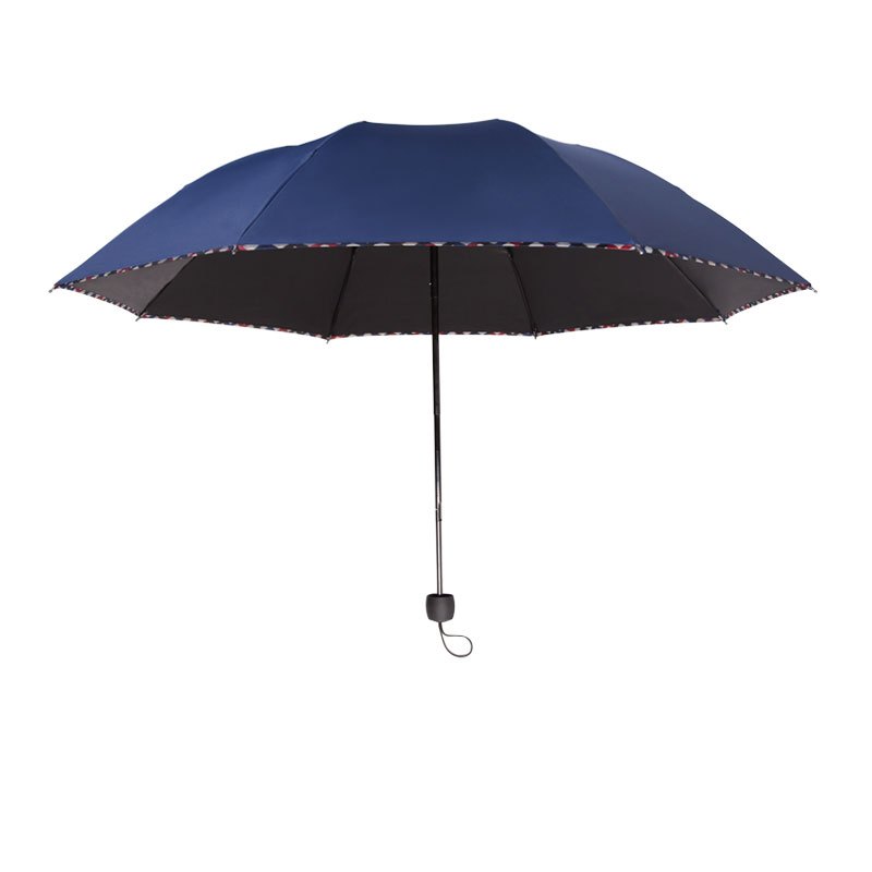 晴雨两用雨伞双人大号遮阳伞太阳伞三折叠男女伞简约现代生活日用家居