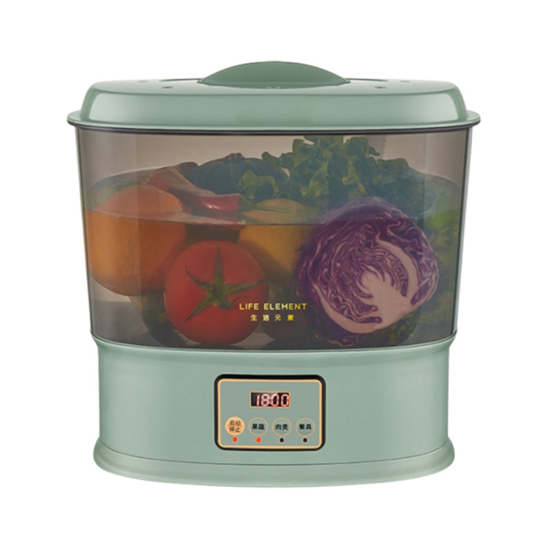 生活元素食物洗净机操作简单净化除菌清洗方便快捷安全橄榄绿Y1