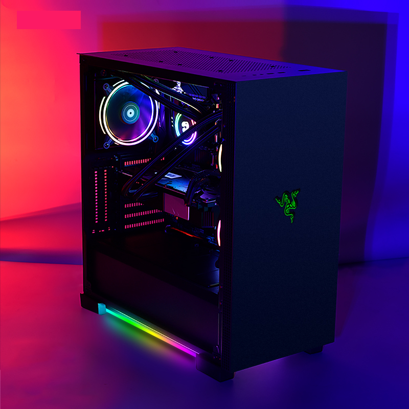 名龙堂(MLOONG)剑龙M11台式吃鸡游戏电脑主机DIY组装机(i7 9700K/RTX2080)高清大图