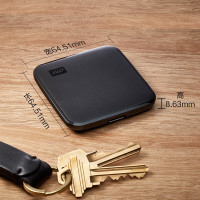 西部数据(WD) 1TB 移动固态硬盘(PSSD)SE新元素 SSD USB3.2接口 小巧便携 坚固防震 兼容Mac