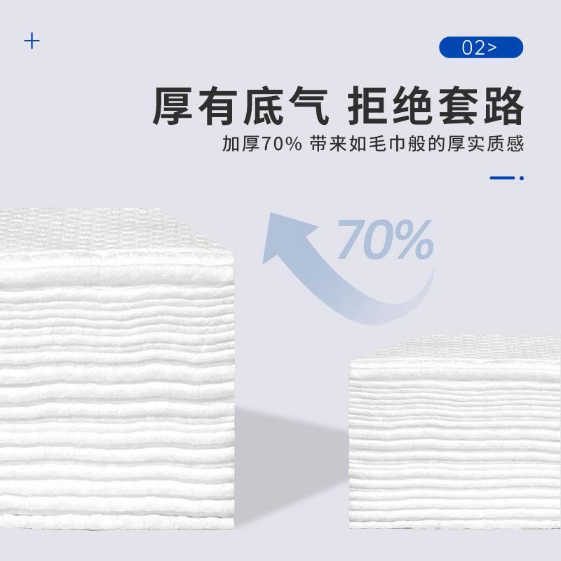 一次性洗脸巾加厚珍珠纹女卸妆洁面棉柔巾抽取式毛巾干湿两用化妆图片