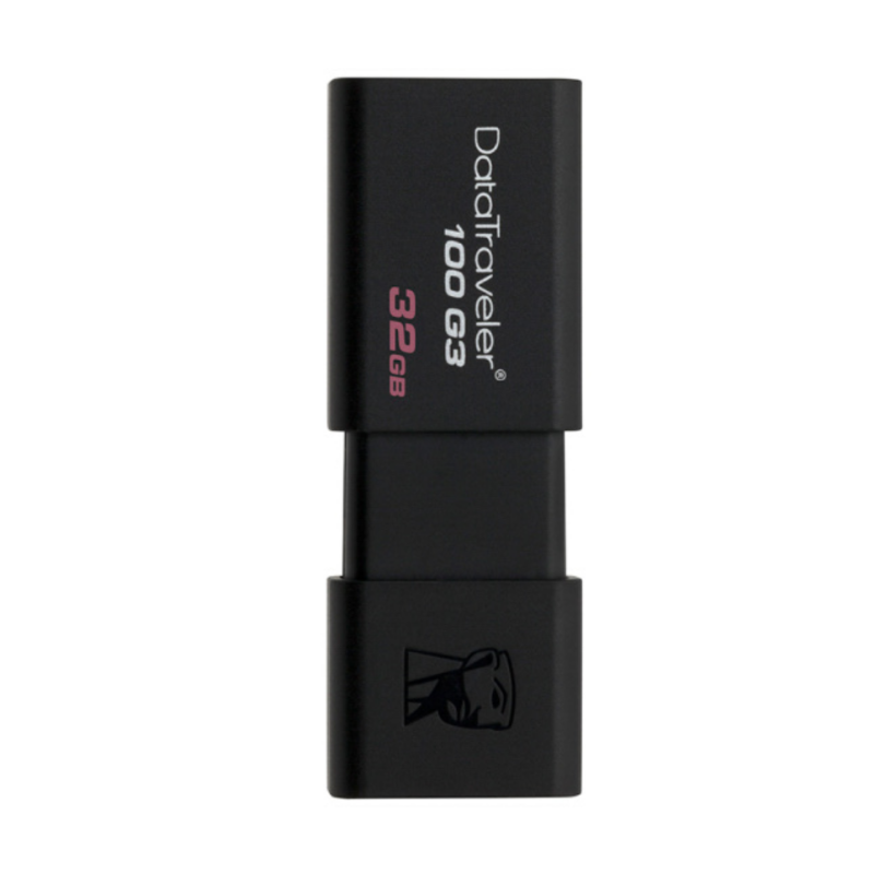 金士顿(Kingston)DT 100G3 32GB USB3.0 U盘 高速车载U盘 黑色