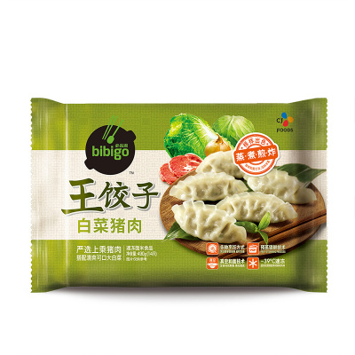 必品阁王饺子白菜猪肉饺490g