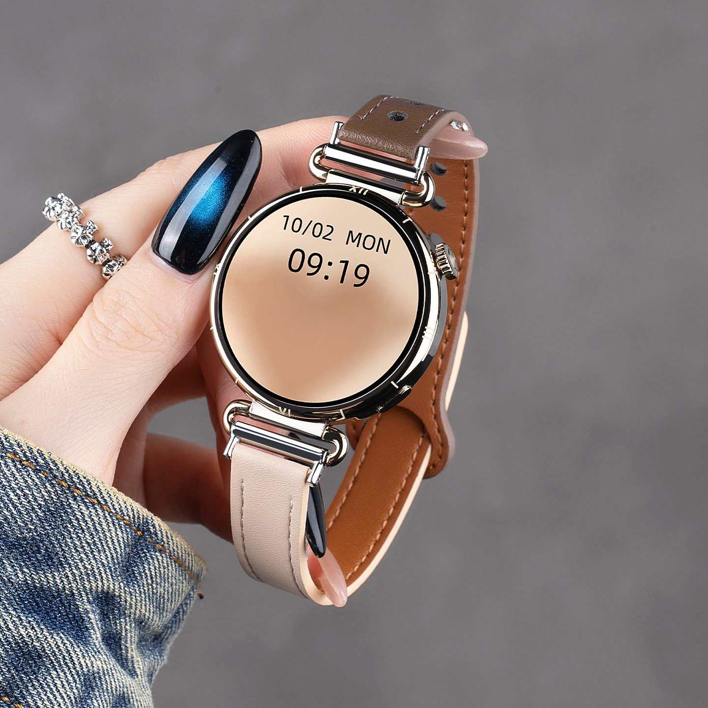 适用华为gt6表带手表watchgt5女款gt5腕表pro新款watch5女表带可爱t4/3/智能6表带高级感3264高清大图