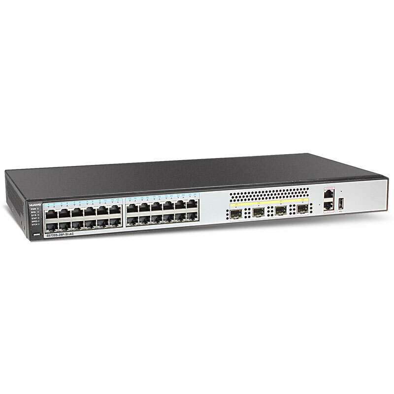 华为(HUAWEI)S5720S-28P-SI-AC 24口全千兆三层网管企业级网络核心交换机 4个千兆光口 支持VLA