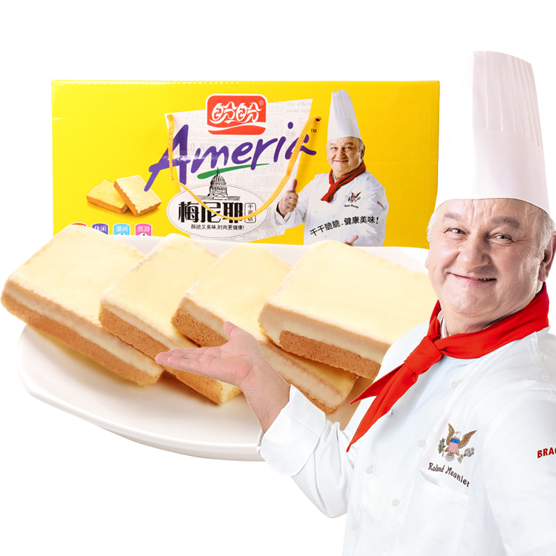 盼盼 梅尼耶干蛋糕1000g 奶香味