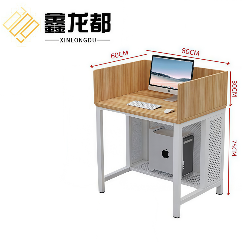 鑫龙都电脑桌单人位张高清大图