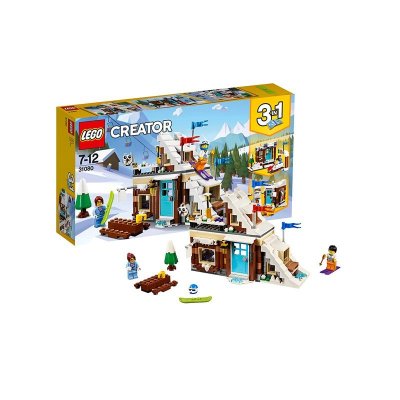 乐高(LEGO)Creator 创意百变 滑雪度假屋 31080 塑料积木玩具374块 7-12岁