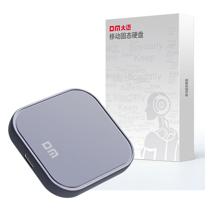 大迈(DM)GT510 1T Type-c 磁吸移动固态硬盘 (计价单位:个) 灰色