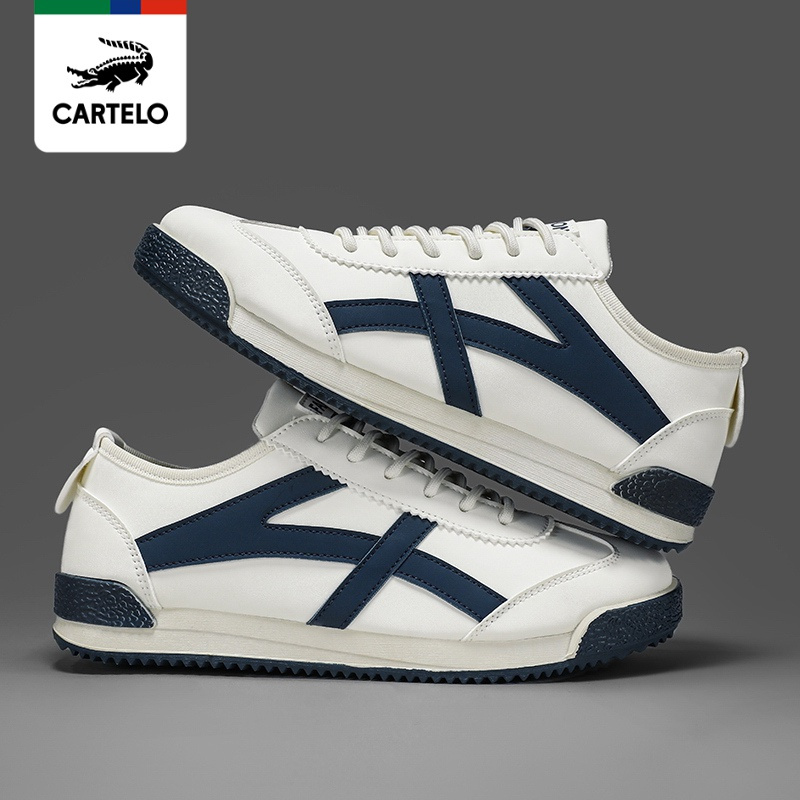 线下专柜同款卡帝乐鳄鱼cartelo新款男士运动男鞋休闲鞋潮流板鞋阿甘