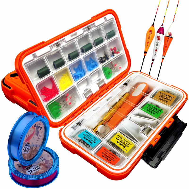 套装全套组合成品鱼钩盒装散装鱼线垂钓鱼用品大全渔具小配件>800_800