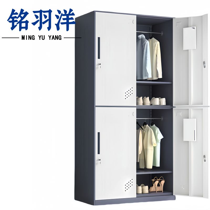 铭羽洋更衣柜四门90*50*185cm台高清大图