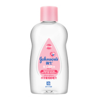 强生(Johnson)婴儿润肤油100ml 抚触按摩温和保湿滋养护肤新生儿 去头垢卸妆油