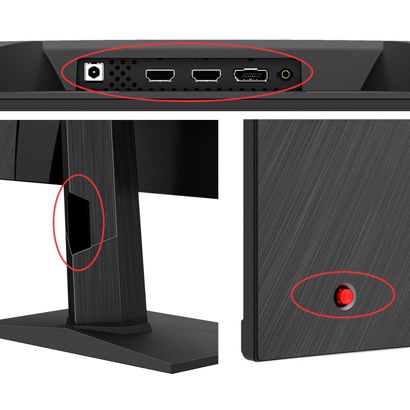 微星 MSI 27英寸显示器 IPS 电脑游戏电竞高清大屏显示器144Hz 小金刚 IPS显示屏 HDMI全高清台式电脑PAG271P吃鸡显示器
