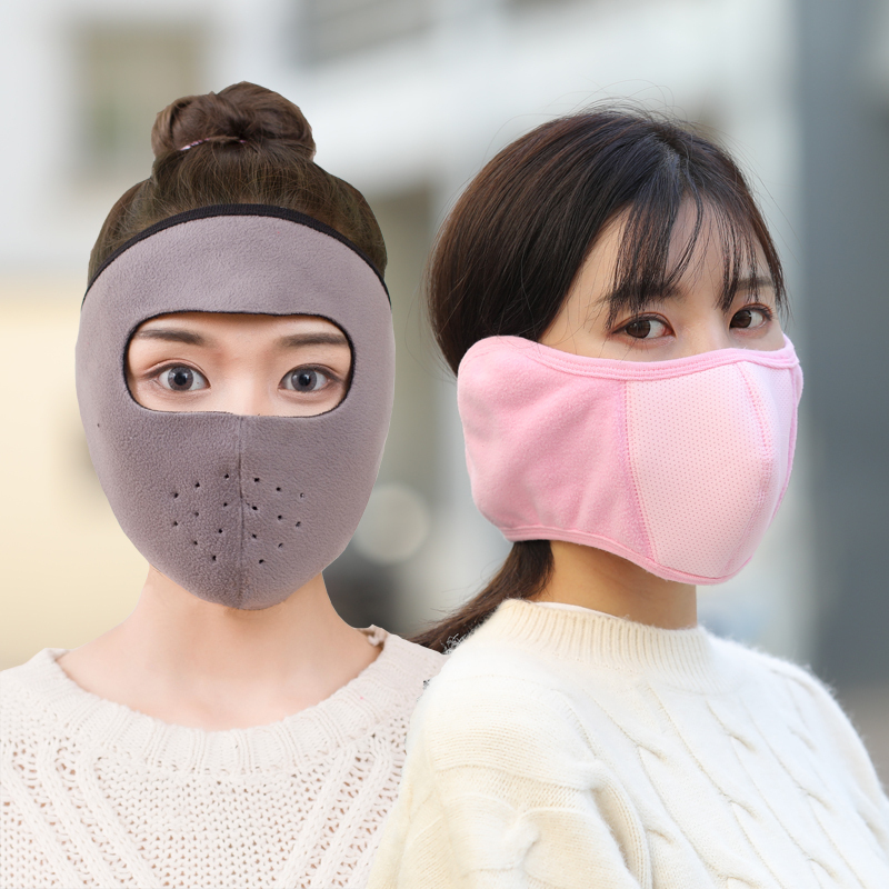 2021新款男女冬季耳套骑行防冻防寒加厚保暖护罩全脸口罩二合一口罩