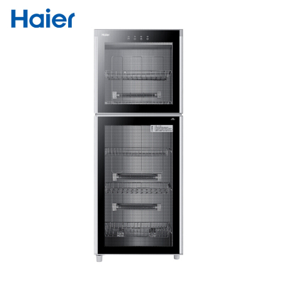 海尔(Haier)200L立式消毒柜ZTD200-F 红外线高温消毒,双层光波物理消毒,二星级消毒标准,家用大容量消毒柜