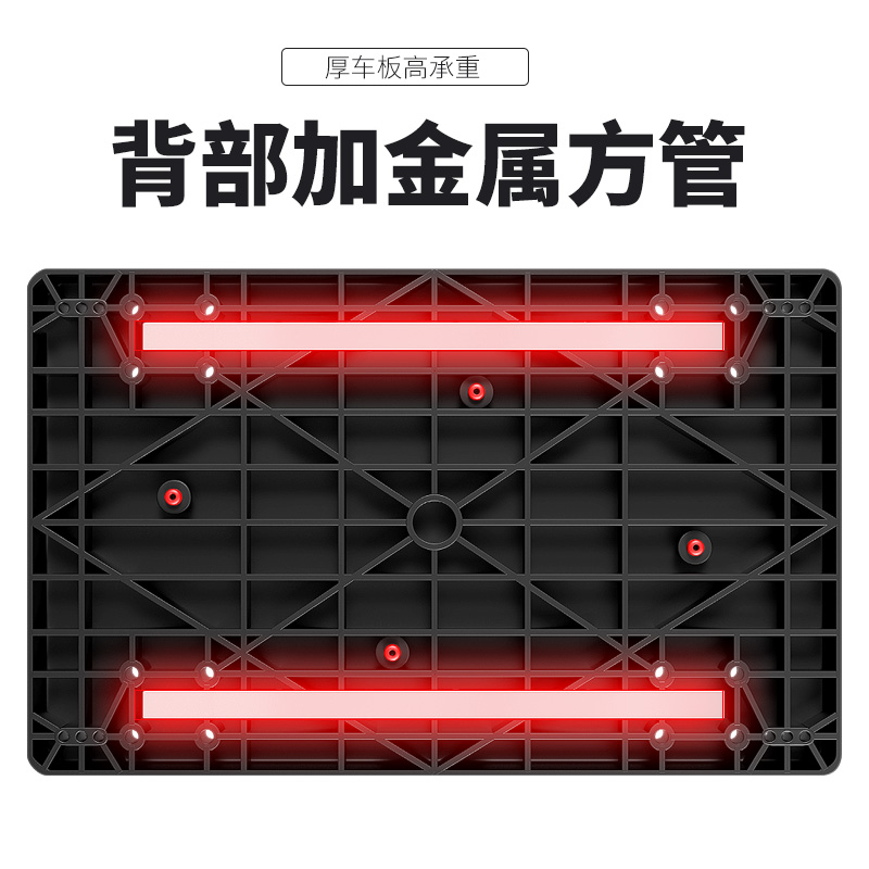 易企采 平板车载重600KG搬运车家用手推车带围栏围挡快递推货车拖车便携折叠小拉车高清大图