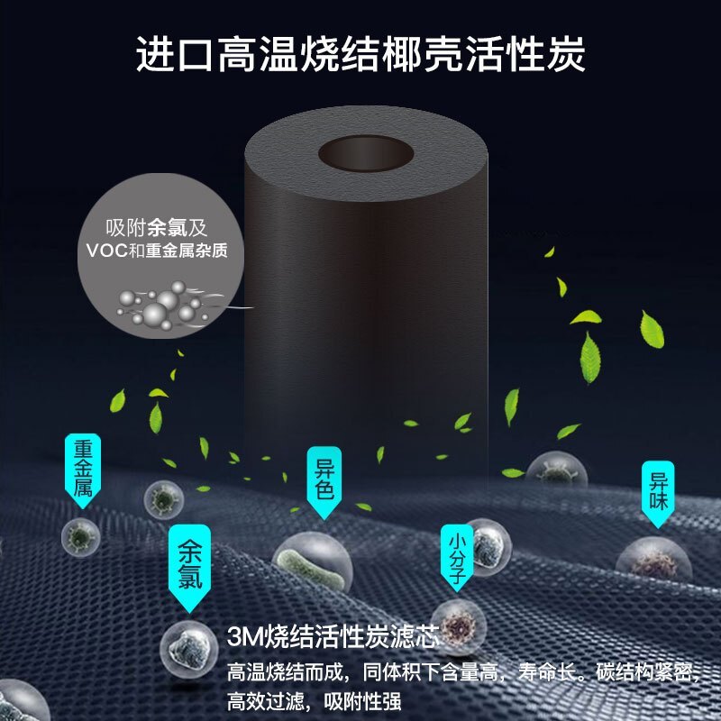 3M净水器DWS2098M-CN智能提醒家用厨房直饮机净水机过滤器厨下直饮水保留矿物质高清大图
