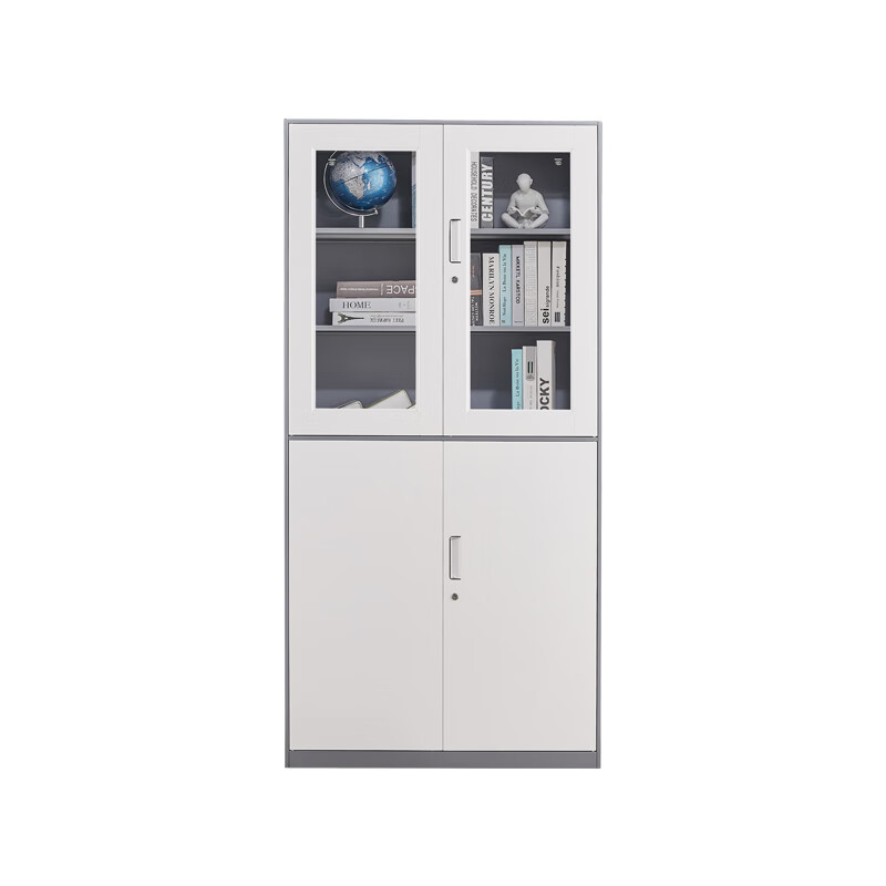 [企诺]文件柜 QNGA02FO-06LPA 900×400×1850mm 冷轧钢板 台