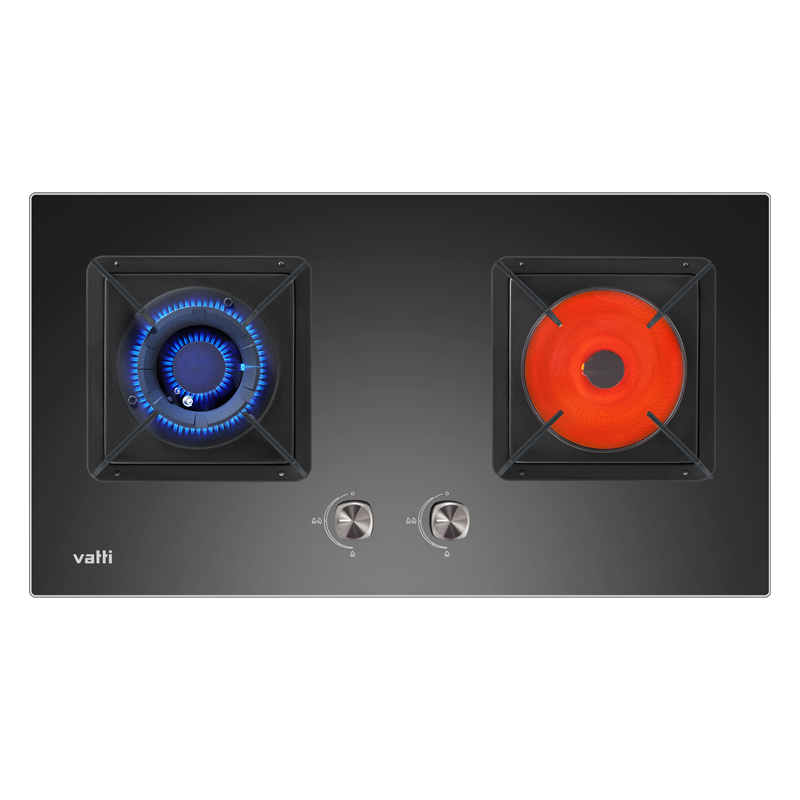 华帝(vatti)燃气灶JZT-i8H01B天然气4.5KW大火力1000℃聚能鸳鸯灶妈妈灶一级能效节能钢化玻璃双眼灶具高清大图