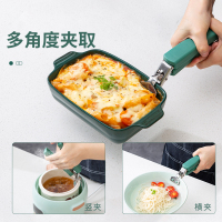 双枪取碗夹防烫防滑加厚耐用家用厨房打蛋器手套硅胶蒸菜抓夹DP42800-DP42805