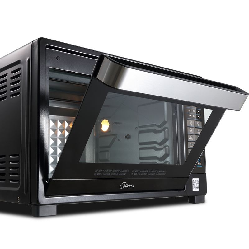 美的(Midea)T7-L325D全自动烘焙智能家用多功能电烤箱 带旋转烤叉