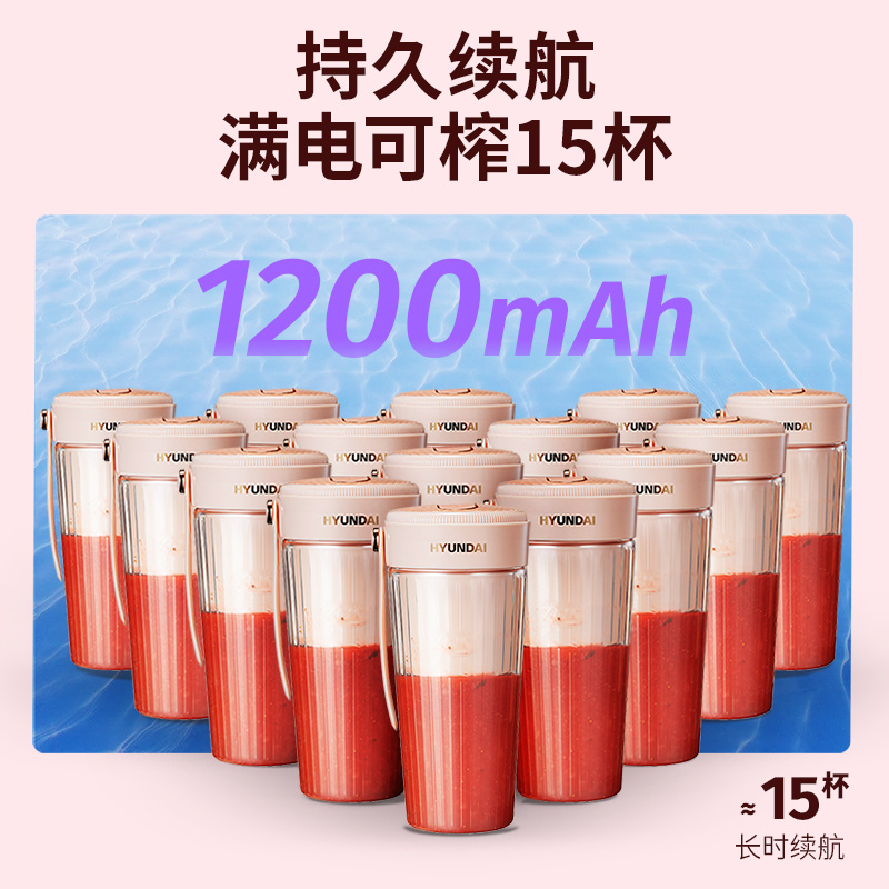 苏宁宜品推荐 韩国HYUNDAI 榨汁机高清大图