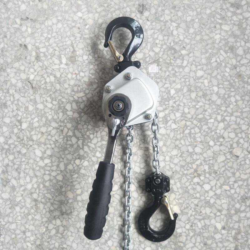 BONJEAN铝合金迷你手扳葫芦便携式紧线器微型链条式手板葫芦电力工具 0.5*1.5米高清大图