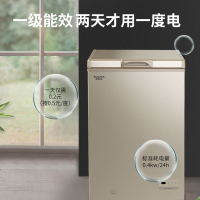 澳柯玛 103升 家用冰柜减霜超低温零下-40℃速冻冰箱冷柜