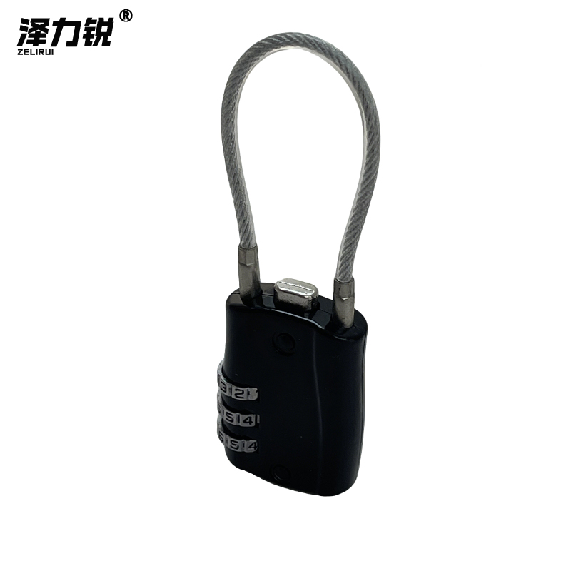 泽力锐 钢丝绳密码锁 ZL293 把高清大图