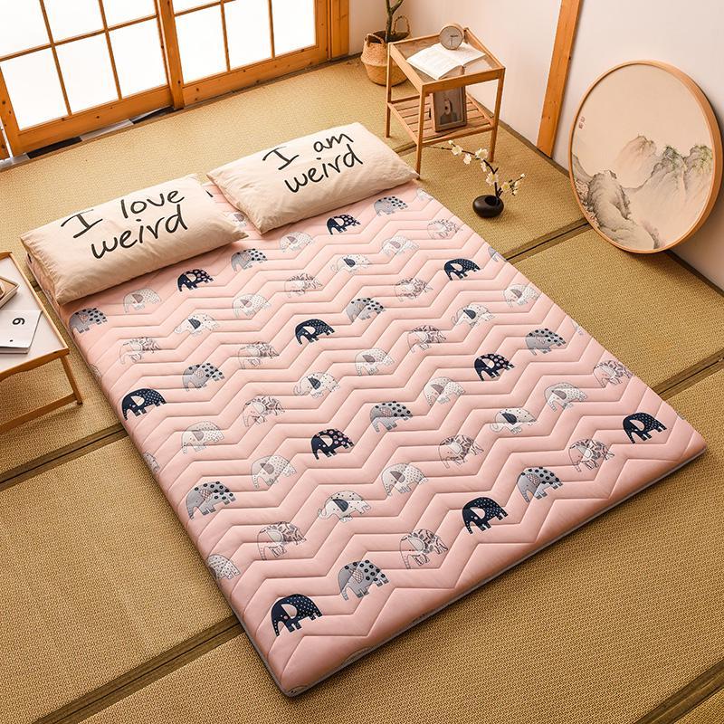 榻榻米闪电客床垫直接睡地上垫能折叠的打地铺睡垫防潮海绵垫铺地