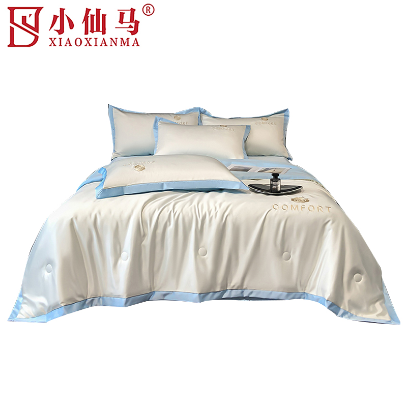 小仙马 臻享水洗冰丝夏被 180*200cm SX-5R1829 床高清大图
