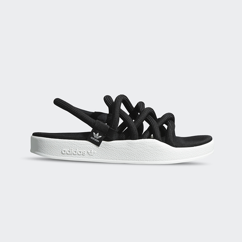 Adidas阿迪达斯三叶草ADILETTE NODA女子绑带运动凉鞋拖鞋FZ6438