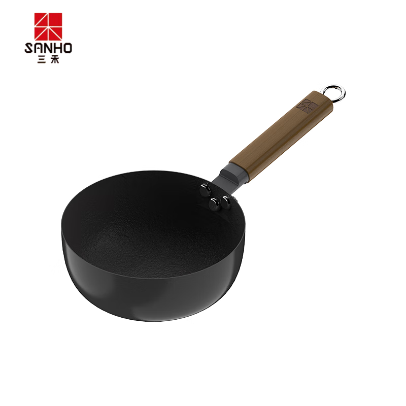 三禾臻不锈锤纹铁炒锅TC20P8