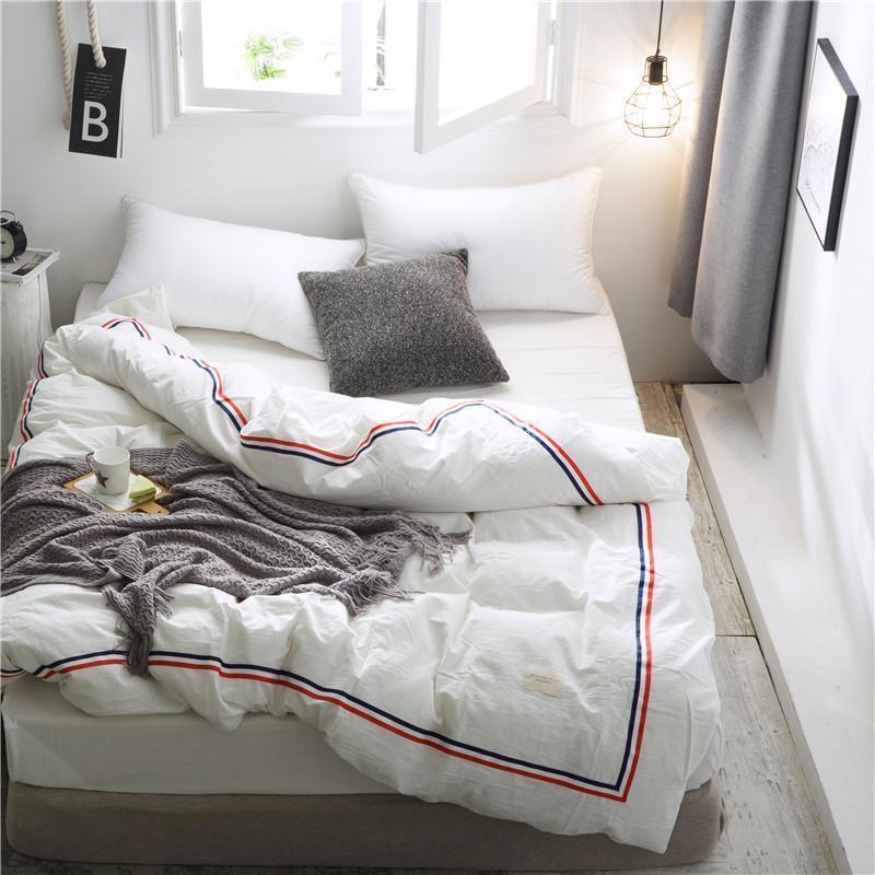 美帮汇日式水洗棉被套单件被罩单人双人1.8米床200230学生宿舍1.5m被套高清大图