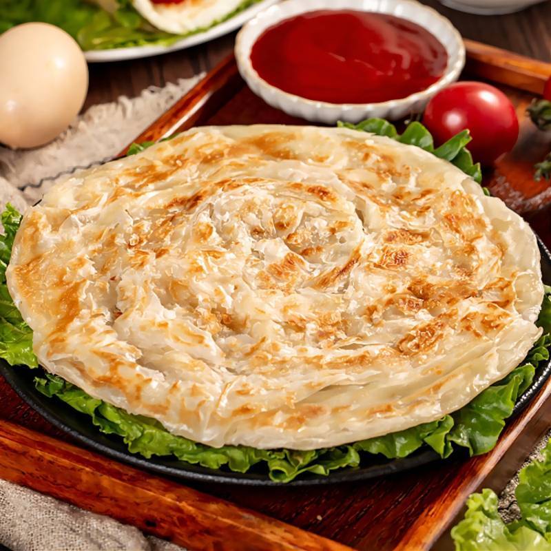 燕前堂原味手抓饼10片面饼酥皮早餐速食美味半成品家庭装900g/袋
