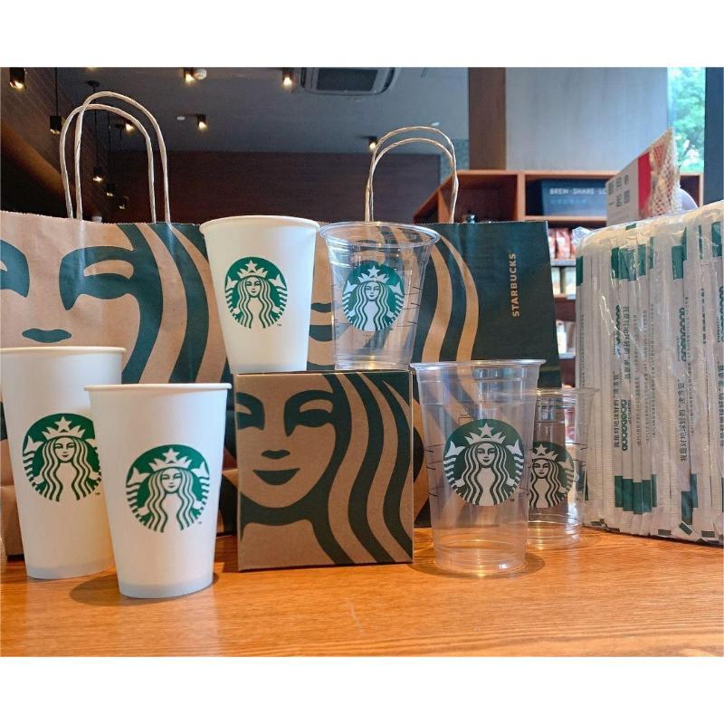 星巴克打包杯托双杯可拆200个