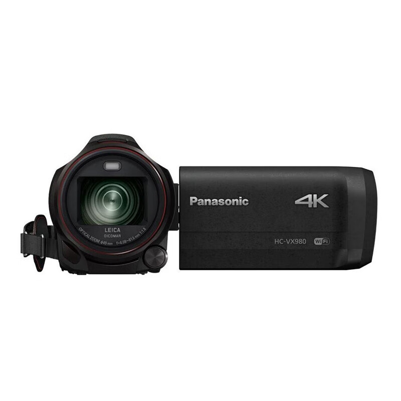 松下(Panasonic) VX980家用/直播4K高清数码摄像机 /DV/摄影机/录像机 20倍光学变焦 无线多摄像头高清大图